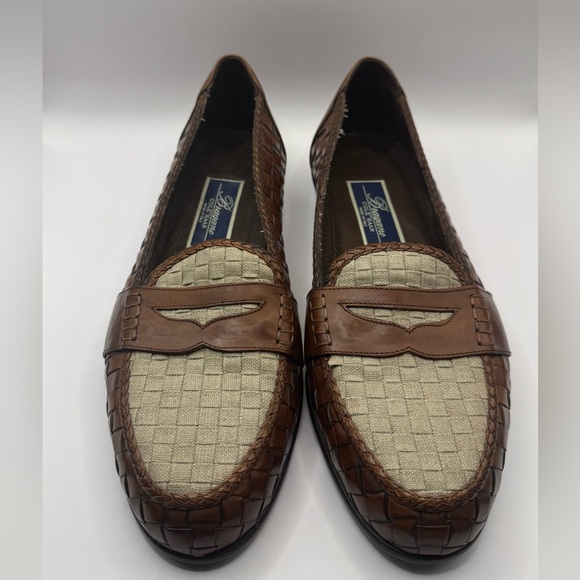 Bragano By Cole Haan Two Tone made in Italy Penny loafers 9M Dress Shoes